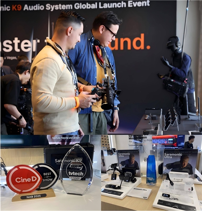 saramonic枫笛k9重磅发布：双通道数字uhf无线音频系统的巅峰之作