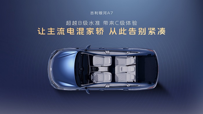 8.18万元起售，吉利银河a7正式上市０五大颠覆”重新定义电混家轿新标准