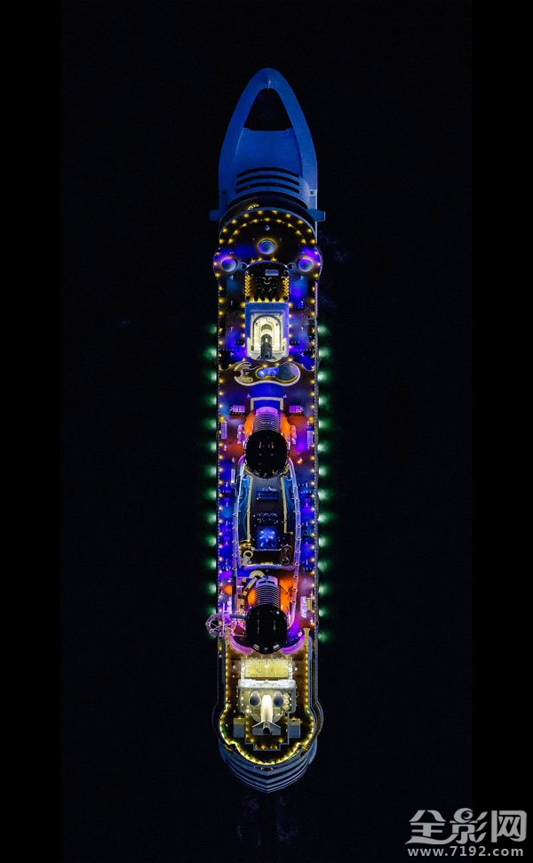 摄影师优秀游轮航拍作品