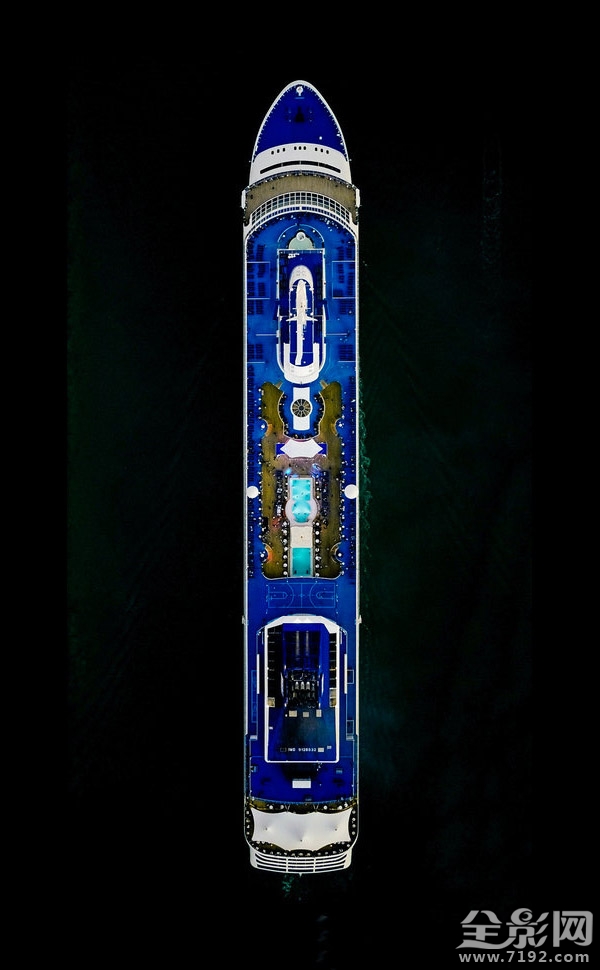 摄影师优秀游轮航拍作品