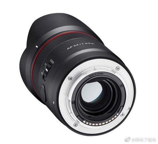 口径仅58mm 森阳af 24mm f1.8 fe镜头外观出炉