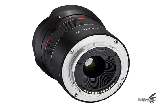 超轻超小 三阳发布18mm f2.8 fe广角镜头