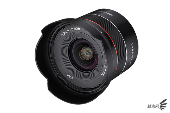 超轻超小 三阳发布18mm f2.8 fe广角镜头